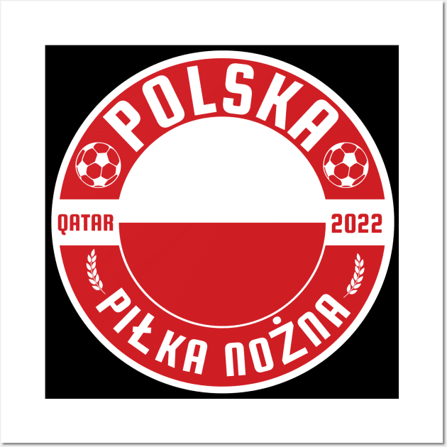 Polska Football Wall Art by footballomatic